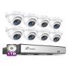 Loocam Security Camera System Outdoor with AI Human/Vehicle Detection, 2MP HD 1920TVL Wired CCTV Surveillance Camera System, H.265+ 8CH DVR & 1TB Hard Drive, Smart Playback, Remote Access, Email Alert view 1