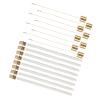 8Pack Wine Bottle Torch Kit,Long Lasting Flame,Torch Wick Cap,Brass Wick Holders,Copper Caps, for Garden Patio view 2