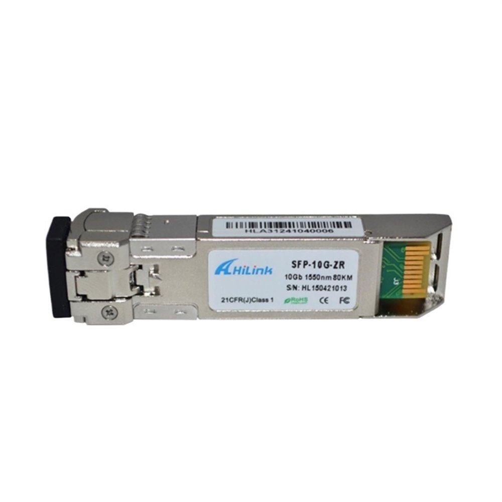 WVCLTVJA SMF 10G Dual LC Connector 1550nm ZR Transceiver 80km SFP SFP-10G-ZR