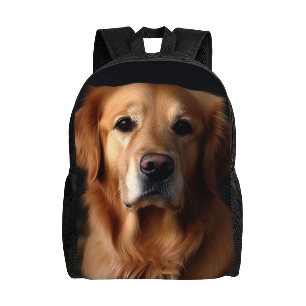 FJWSLCH Golden retriever Backpack for Women Men Laptop Backpack 16.1 inch Computer Bag Casual Daypack for Travel