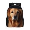 FJWSLCH Golden retriever Backpack for Women Men Laptop Backpack 16.1 inch Computer Bag Casual Daypack for Travel view 1