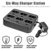 Retevis RT27 Walkie Talkies(6 Pack) Bundle with Six Way Charger(2 Pack), Heavy Duty Two Way Radios for Adults, VOX Hands Free, Local Alarm, Rugged 2 Way Radio with Six-Way Charger view 3