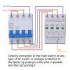 Tyenaza Protective Device, AC380V YXM8 60 Electric Shock Protector Module Arrester Breaker, for Distribution Box, Computer Center view 3