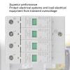 Tyenaza Protective Device, AC380V YXM8 60 Electric Shock Protector Module Arrester Breaker, for Distribution Box, Computer Center view 4