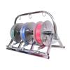 BXKCFYBSQ Foldable Wire Spool Rack,Cold-Rolled Steel Wire/Cable Dispenser,Spool Cable Dispenser Spool Rack,for Electrical Industrial Retail Use(40x30x59cm) view 1