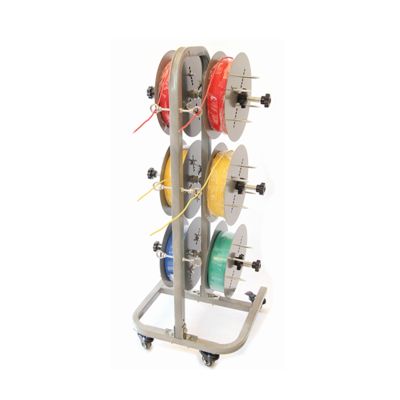 BXKCFYBSQ Wire Spool Rack,Wiring Spool Dispenser,Cold-Rolled Steel Wire/Cable Dispenser,for Electrical Industrial Retail Use,440lbs Capacity(Style 2)