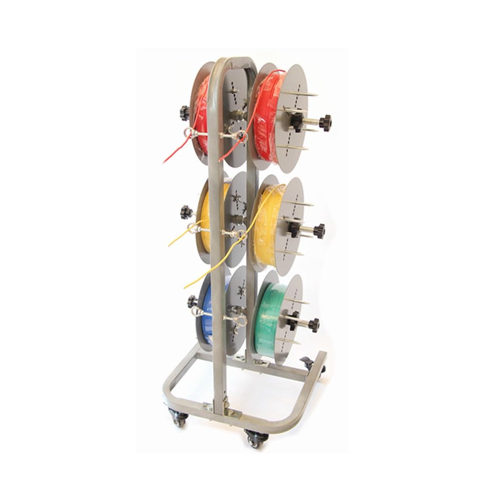 BXKCFYBSQ Wire Spool Rack,Wiring Spool Dispenser,Cold-Rolled Steel Wire/Cable Dispenser,for Electrical Industrial Retail Use,440lbs Capacity(Style 2)