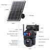 INQMEGA 2.4G WiFi 20X Optical Zoom 6MP Solar Security Camera with Dual-Lens,Solar Camera Wireless Outdoor,Siren Alarm,Color Night Vision,Dual Screen view 4