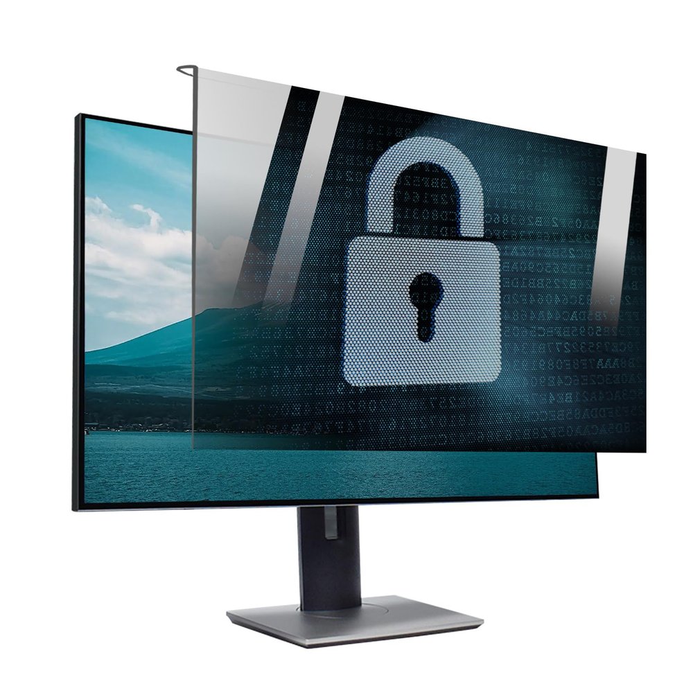 JC JCSKY 18-32 Inch Monitor Privacy Film, Hanging Computer Screen Privacy Filter, Removable Anti Spy Screen Protector Shield,23/24in 540x340mm