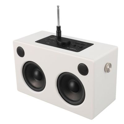 Yoidesu Type C DC 5V Desktop Bluetooth Speaker, 1800mAh HiFi Stereo Sound Desktop Multimedia Speaker, Active Bluetooth 5.0 Bookshelf Speakers, 64Gb Expandable