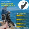 010-12846-02 Transducer Mount Bracket Replacement for Garmin Panoptix LiveScope LVS12, Transom Mounting Hardware Kit Compatible with Garmin EchoMap/GPSMAP 8400/GPSMAP 8600 Transducer view 3