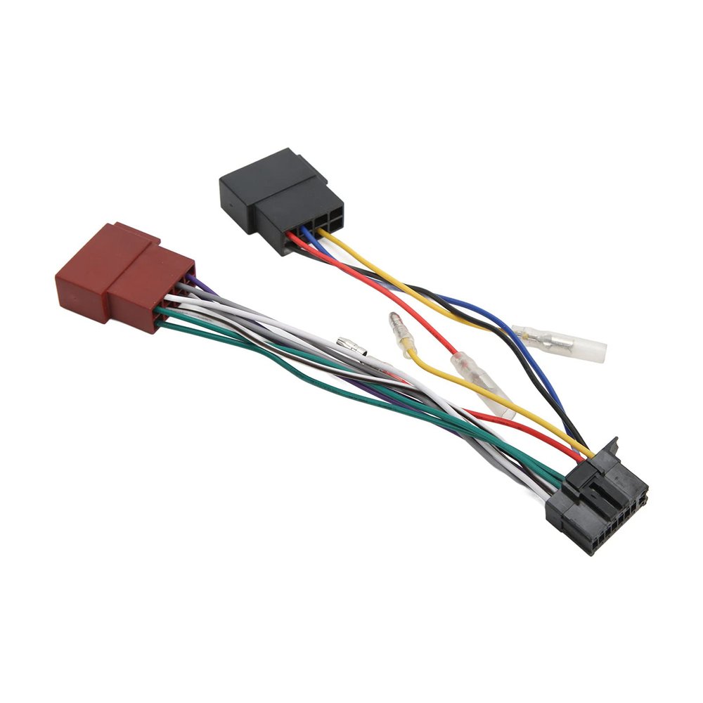 Car ISO Wiring Radio Harness Adapter, Car Radio Wire Cable Power Speaker Connector Lossless Replacement for Pioneer AVH270BT AVH280BT