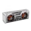 XUMIUZIY Portable Bluetooth Speaker, Transparent Wire Less Speaker with Colorful Lights, Bluetooth Subwoofer with Dual Speakers, Loud Stereo Sound, Rich Bass, for Home, Party, Travel view 1