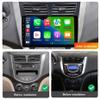 Radio for Hyundai Accent 2012-2017 2G+64G, Biorunn 9 Inch IPS Touch Screen Stereo Head Unit Wireless Car-Play Android Auto Blue-Tooth GPS Navi Upgrade Dash Kit WiFi FM RDS view 2
