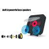 Portable CD Player, Bluetooth CD Player with Speakers 2 Modes Wall Mount Desktop Portable Home CD Music Player Rechargeable with Remote Control (Black) view 4