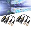 QANYEGN 5 Pair 8MP BNC Video Balun Connector, Balun Twisted Pair Transmitter, Video Balun Transceiver Transmitter for Security Cameras view 4