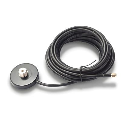 Magnetic Antenna Base, Car Radio Antenna Magnet Mount with 5M RG58 Cable SMA Male to PL259 SO239 UHF Female Connector, Water Antenna Mount Base for Vehicle Roof