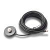 Magnetic Antenna Base, Car Radio Antenna Magnet Mount with 5M RG58 Cable SMA Male to PL259 SO239 UHF Female Connector, Water Antenna Mount Base for Vehicle Roof view 1