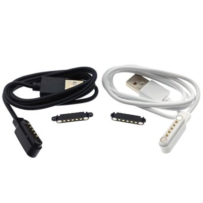 1pc 2/4/5Pin 2.45mm 2.8mm Pitch USB Charging Stand Cable Male Female Connector Power DC Magnetic Magnets Wire Interface(2.8White straightpin)