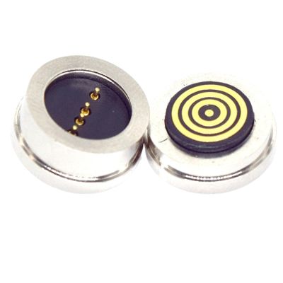 1Pair 4Pin Male Female Waterproof Magnetic Pogo Pin Connector Spring Loaded DC
