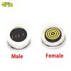 1Pair 4Pin Male Female Waterproof Magnetic Pogo Pin Connector Spring Loaded DC view 2