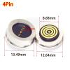 1Pair 4Pin Male Female Waterproof Magnetic Pogo Pin Connector Spring Loaded DC view 3