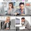 HEYVGO Anti Blue Light Screen Protector for Computer Monitors - Anti-Glare - Easy Install - Anti-Fingerprint - Reduce Eye Fatigue view 4