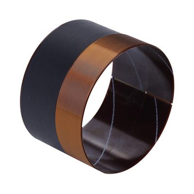 Speaker Voice Coil,1PCS 75.5mm Audio Bass Speaker Voice Coil Woofer Sound Drive Black Aluminium,Voice Bass Speaker Voice Coil Slight and Portable