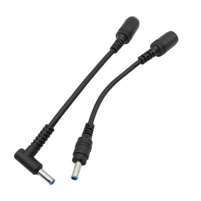 1Pcs 7.4 * 5.0mm to 4.5 * 3.0mm Tip DC Power Charge Converter Adapter Cable(Bend Plug)