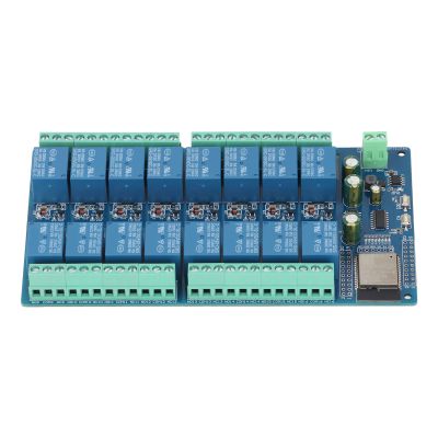 16 Channel Relay Module Board, DC5-12V Power Supply, Smart Home, and BLE Module, Development Learning, Control in Smart Home Applications