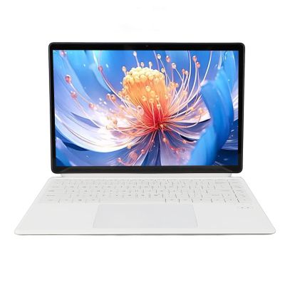 14 Inch Touchscreen Laptop, 2 in 1 Laptop Tablet with N100 CPU, 16GB LPDDR5, 1TB SSD, Backlit Keyboard, Band WiFi6 BT5.2, Portable Computer for Wins 11 Pro (US Plug)