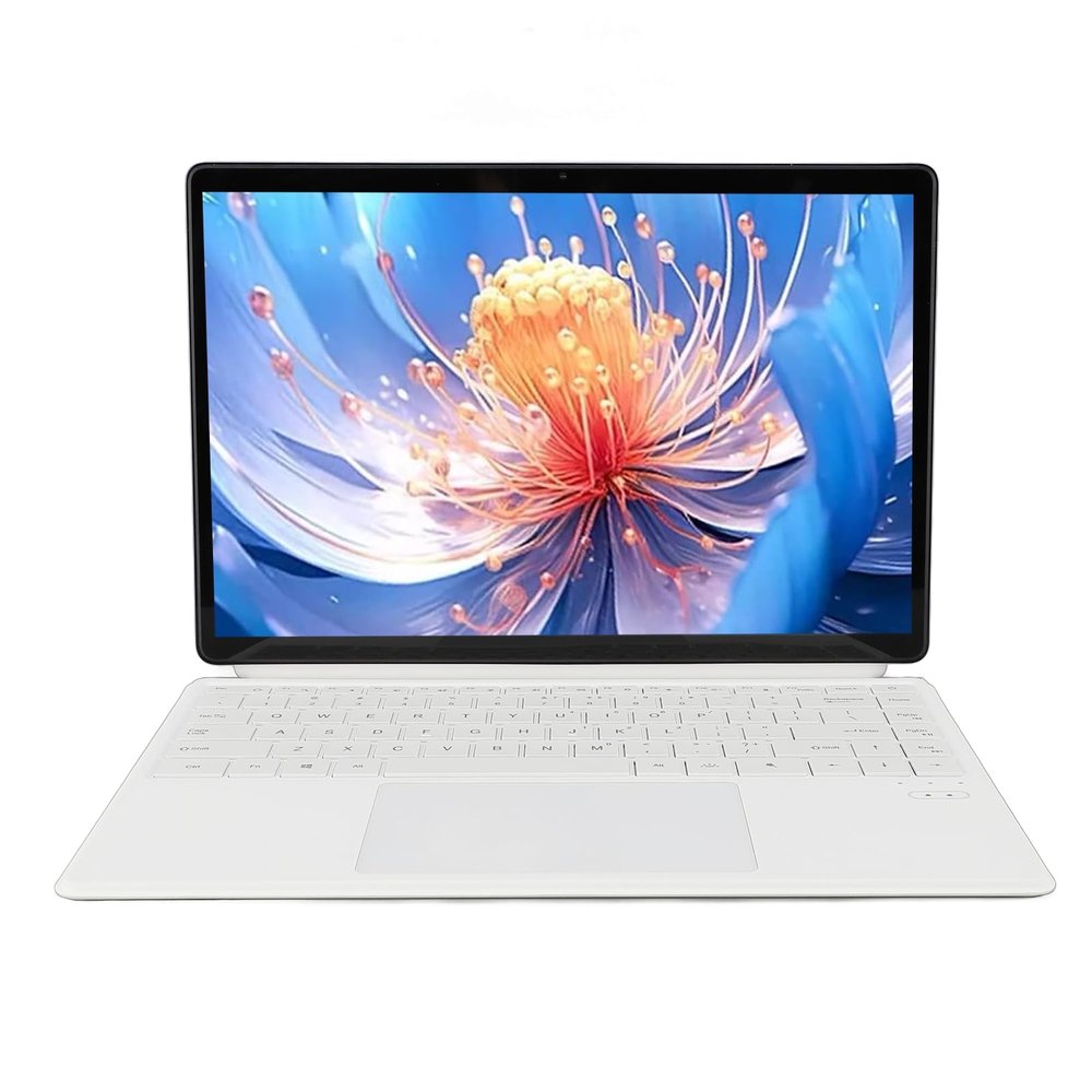 14 Inch Touchscreen Laptop, 2 in 1 Laptop Tablet with N100 CPU, 16GB LPDDR5, 1TB SSD, Backlit Keyboard, Band WiFi6 BT5.2, Portable Computer for Wins 11 Pro (US Plug)