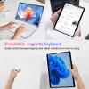 14 Inch Touchscreen Laptop, 2 in 1 Laptop Tablet with N100 CPU, 16GB LPDDR5, 1TB SSD, Backlit Keyboard, Band WiFi6 BT5.2, Portable Computer for Wins 11 Pro (US Plug) view 2
