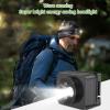 ASHATA Headlamp Rechargeable, LED Head Lamp with Camera, 1080P Video Camcorder 45 Adjustment Headlamp Flashlight for Cycling Running Camping Hiking view 3