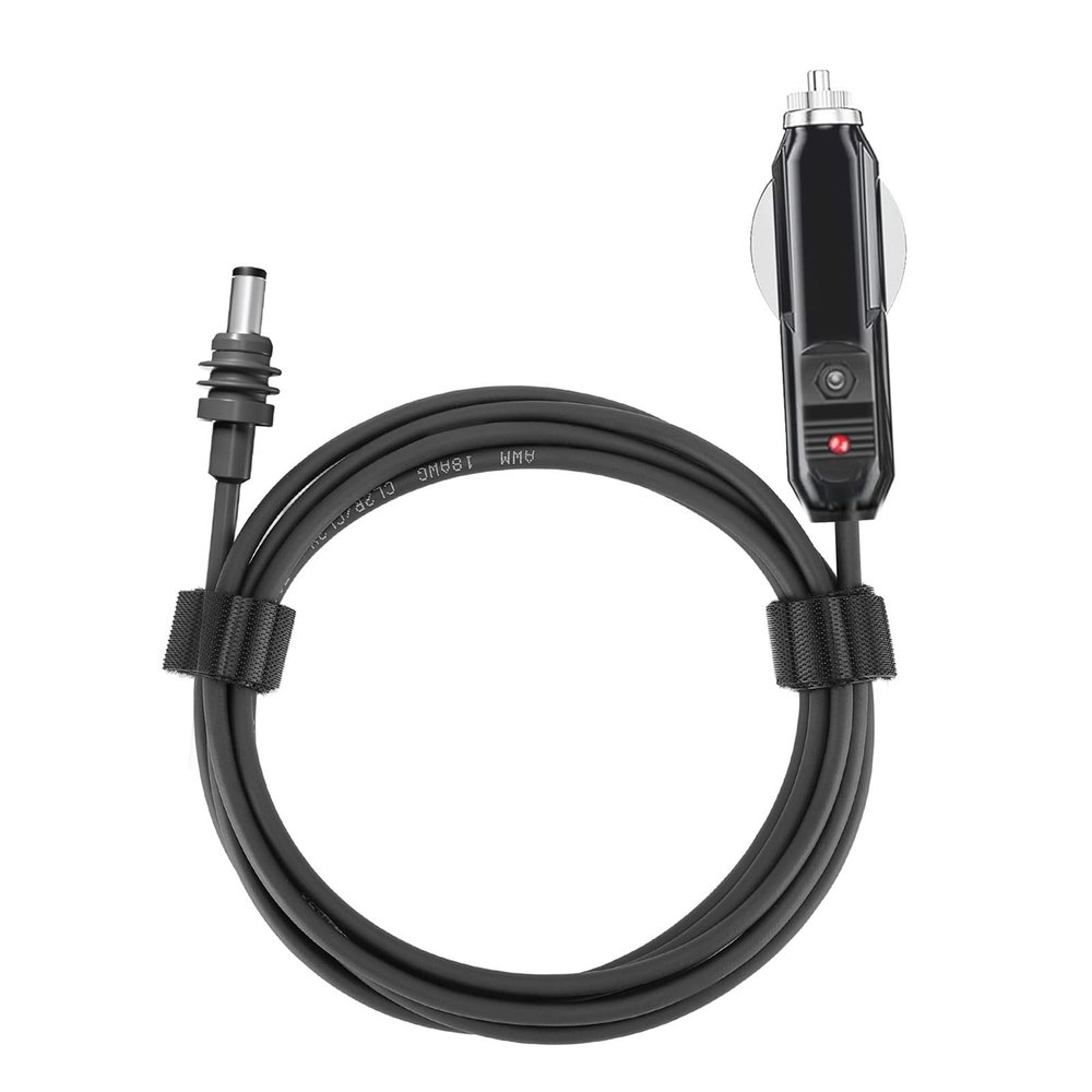 DC Car Power Cable for Satellite, Satellite Car Power Adapter Charger, 18AWG DC Car Charger Power Cable for Trucks Buses Lorries Boats (5m / 16.4ft)