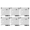 6pcs Sequin Wall Panels, Glitter Backdrop for Photography Props, Birthday Anniversary Engagement Party Decoration (Silver) view 1