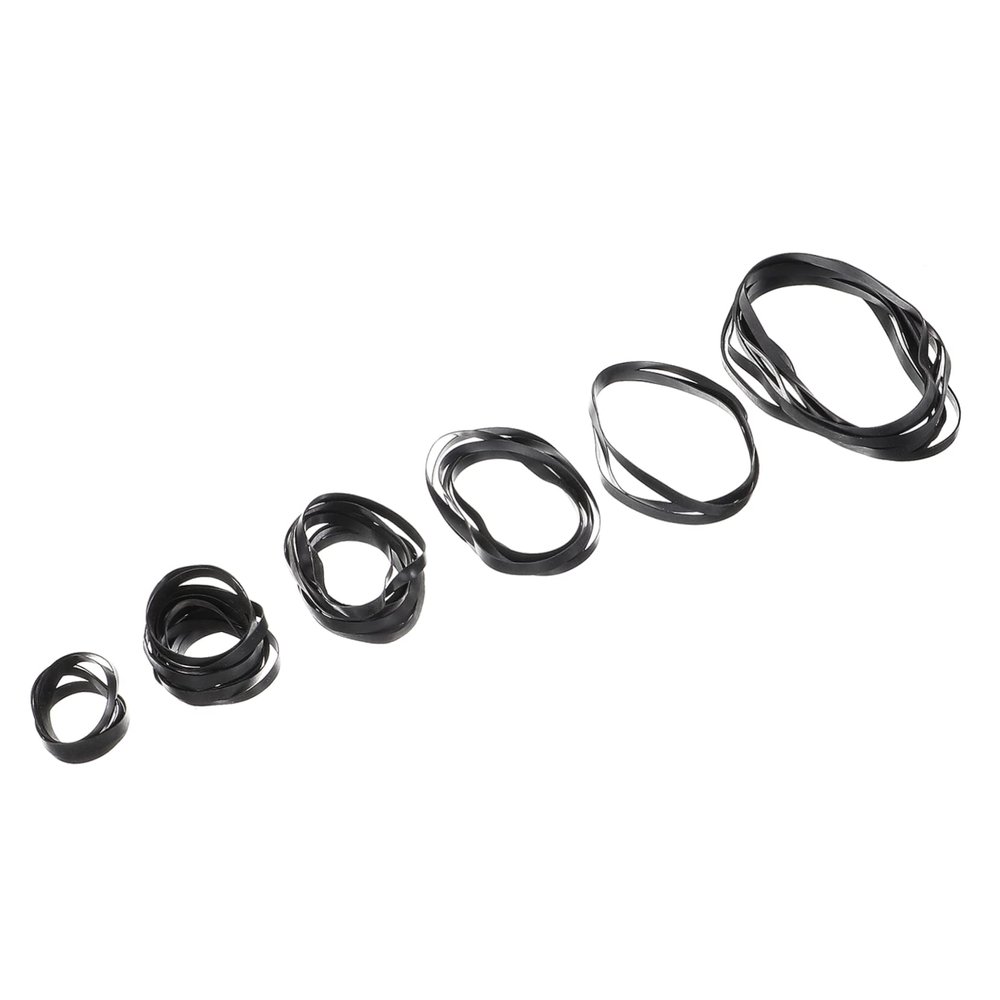SECFOU 50pcs Cassette Player Drive Belts Durable Rubber Recorder Belts for Cd DVD and Video Maintenance Flat Design for Various Devices