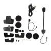 Motorcycle Helmet Headset, 1500m 6 Riders Group Motorbike Intercom Universal Motorcycle Helmet, Intelligent Noise Cancellation, Real Time Navigation view 3