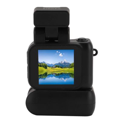 Vlogging Camera, Retro Small Camera, Action Camera 2MP 1080P HD Compact Vlog Travel Camcorder with Color Screen, 160 Lens Angle, for Teens Students