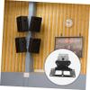 Angoily Wall Mount Rotating Speaker Stand Wall-Mounted Speaker Holder for Surround Sound and Hi-fi Audio Systems for Home Theaters and Music Venues Horizontal Style view 4