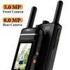 KSUN 4G Network Radio WiFi Walkie Talkie Long Range with Bluetooth GPS 3 Inch FHD Touchscreen Smart LTE/POC Two Way Radio Push-to-Talk NFC Android Mobile Radio w/Front & Rear Camera view 3