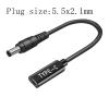 100W USB C Cable to 5.5x2.1mm Barrel Plug Adapter, Fleurise 100W PD USB Type C to DC Adapter Made for Led Strip CCTV Security Camera view 2