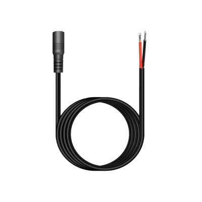 EAHOSUCC 18AWG Female Power Pigtail DC 5.5mm x 2.1mm Connectors,12V 7A DC Power Pigtail Barrel Plug Connector Cable 2pin Bare Wire Open End Extension Cord (1PCS 1M/3.3FT)