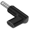 100W USB C to 5.5x2.1mm Adapter, Fleurise 100W PD USB Type C to DC Adapter Made for Led Strip CCTV Security Camera view 1