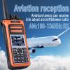 Radtel RT-752 10W Ham Radio, Handheld 500CH Air Band Receiver Walkie Talkie, Dual PTT, Copy Frequency, USB-C 2600mAh, Voice Record, Vibration Two Way Radios(Orange) view 3