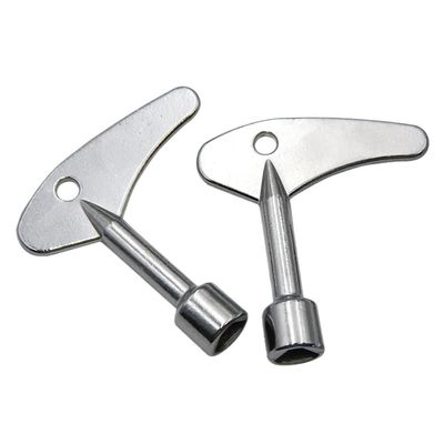 Cosyhat XLJP 2PCS Silver Inner Triangle Key Wrench Household Elevator Water Meter Electric Control Cabinet Electric Meter Valve Universal Tool