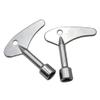 Cosyhat XLJP 2PCS Silver Inner Triangle Key Wrench Household Elevator Water Meter Electric Control Cabinet Electric Meter Valve Universal Tool view 1