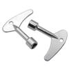 Cosyhat XLJP 2PCS Silver Inner Triangle Key Wrench Household Elevator Water Meter Electric Control Cabinet Electric Meter Valve Universal Tool view 2