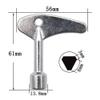 Cosyhat XLJP 2PCS Silver Inner Triangle Key Wrench Household Elevator Water Meter Electric Control Cabinet Electric Meter Valve Universal Tool view 3