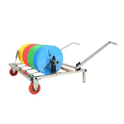 BXKCFYBSQ Wire Spool Rack with Wheel,Multi-Spool Wire Rack Dispenser,Heavy Duty Spool Cable Dispenser,for Electrical Industrial Retail Use,330lbs Capacity(60x67x35cm)